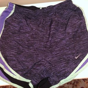 DRI-FIT Small Petite Purple Nike Athletic Shorts